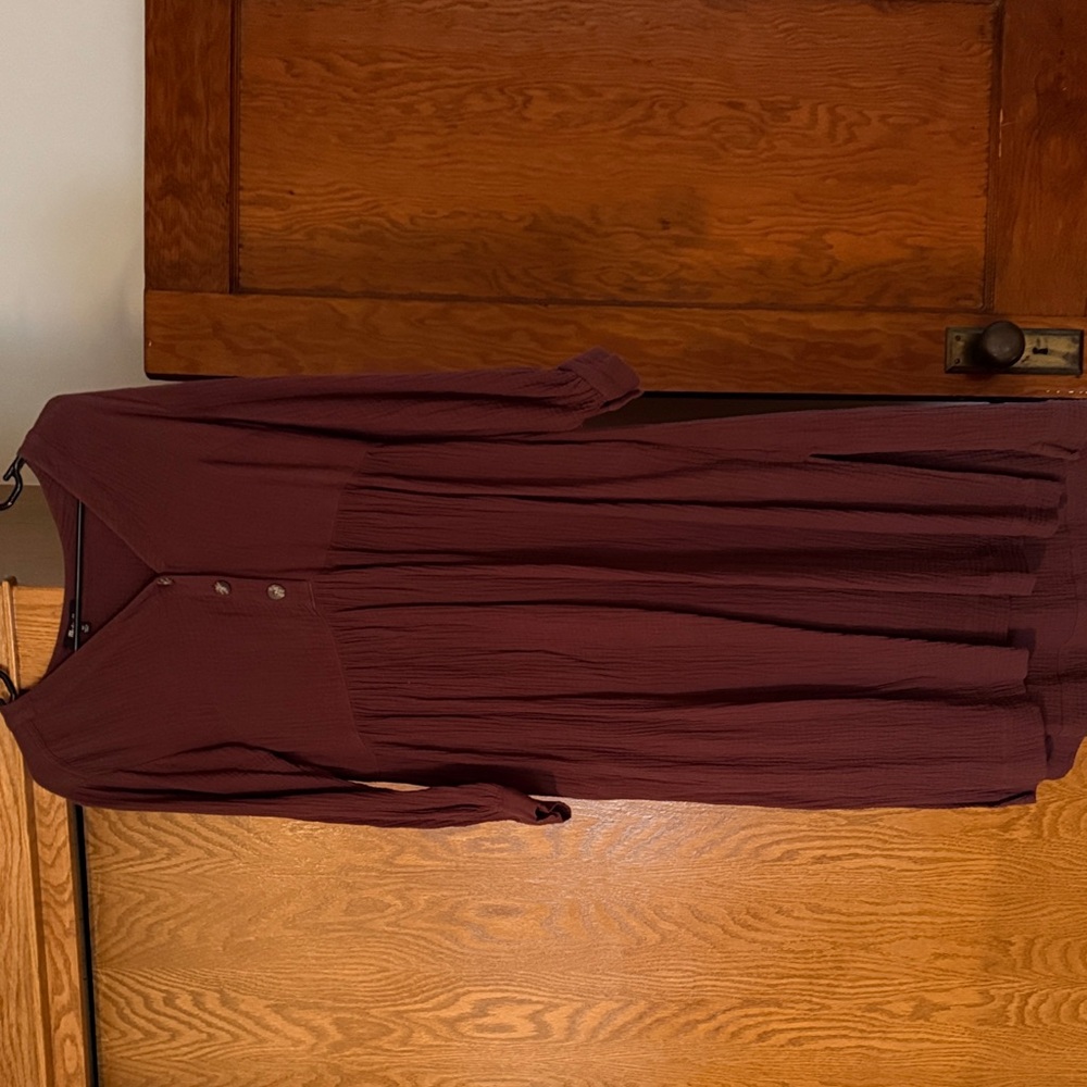 Madewell Burgundy Maxi Dress